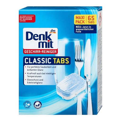 Таблетки для посудомийної машини Denkmit Classic, 65 шт.
