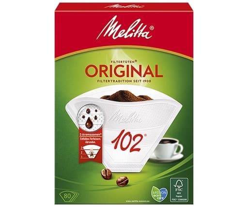 Фільтр-пакети для кави Melitta 1×4 XXL, 80 шт.