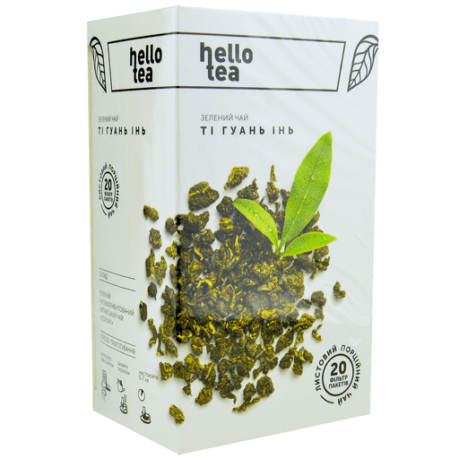 Чай Hello Tea «Те Гуань Інь», 20 пакетиків