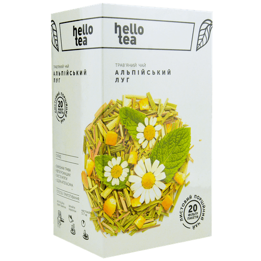 Чай Hello Tea «Альпійський луг», 20 пакетиків