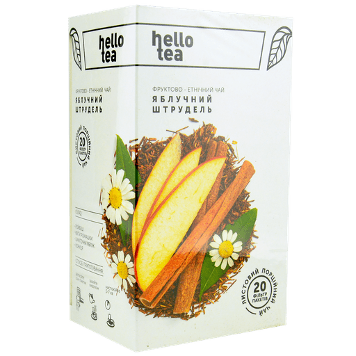 Чай Hello Tea «Яблучний штрудель», 20 пакетиків