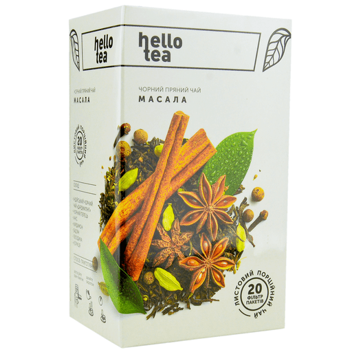 Чай Hello Tea «Масала», 20 пакетиків