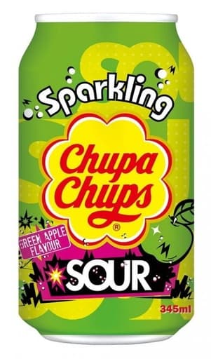 Газований напій Chupa Chups Sour Green Apple 345 мл