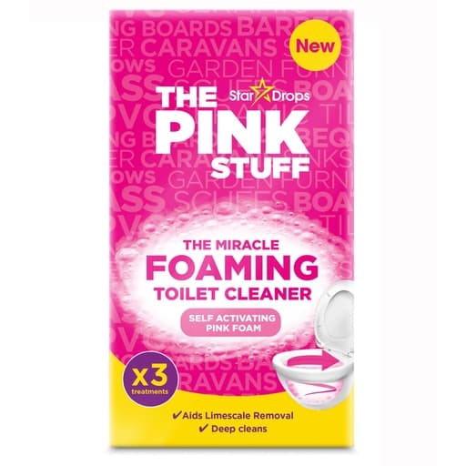 Пінний засіб для унітазу The Pink Stuff Miracle Foaming Toilet Cleaner, 3 × 100 г