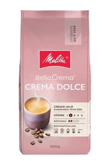 Кава в зернах Melitta Crema Dolce 1 кг