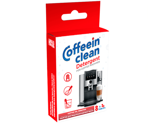 Таблетки для видалення кавових олій Coffeein clean Detergent, 8 шт.