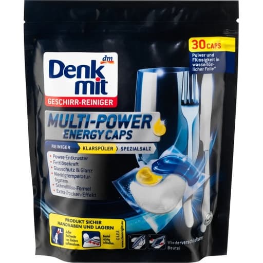 Капсули для посудомийної машини Denkmit Geschirr-Reiniger Multi-Power, 30 шт.
