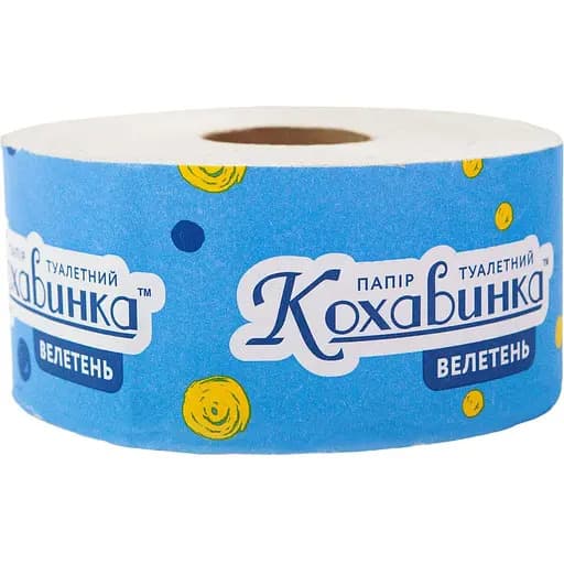 Туалетний папір Великан зелений на втулці, Ø190 мм
