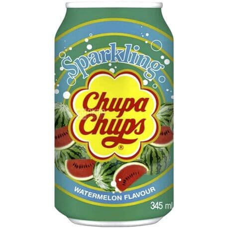 Газований напій Chupa Chups Watermelon 345 мл