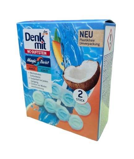 Блок для унітазу Denkmit WC Magic Twist Mango & Kokos