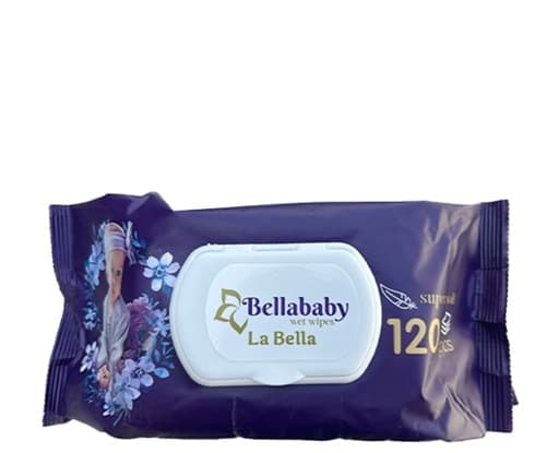 Вологі серветки BabyBella Labella, 120 шт.