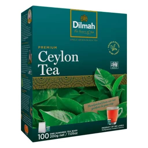 Чай чорний Dilmah Преміум у пакетиках, 100 × 2 г
