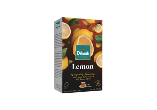 Чай чорний Dilmah «Лимон» у пакетиках, 20 × 1,5 г