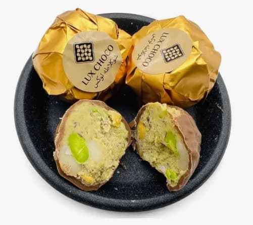 Цукерки Lux Choco Dubai з фісташкою та макадамією (арт. 3109), 3 кг