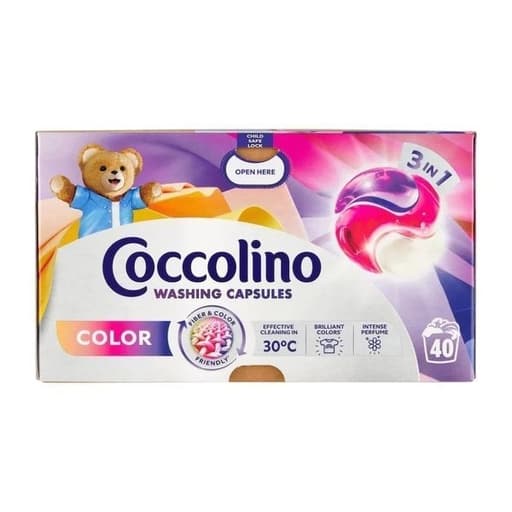 Капсули для прання Coccolino Color 3in1, 40 шт.