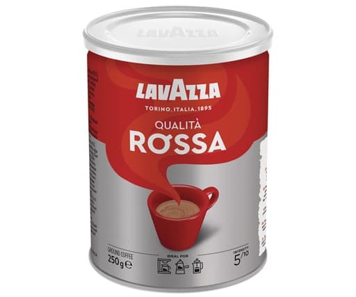 Мелена кава Lavazza Qualità Rossa 250 г у залізній банці