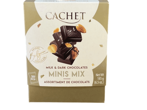 Бельгійські міні-шоколадки Cachet Minis Mix Gold 1 кг