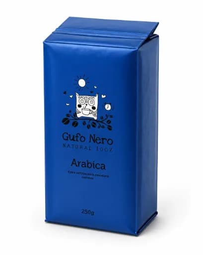 Мелена кава Gufo Arabica 250 г