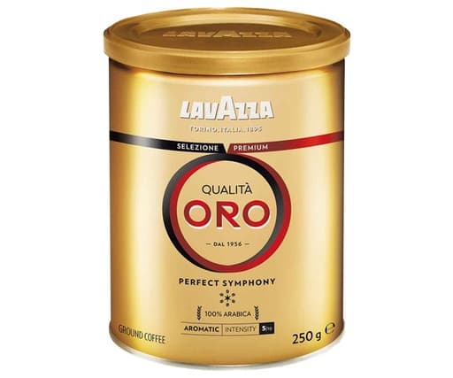 Мелена кава Lavazza Qualità Oro 250 г у залізній банці