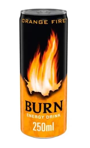 Енергетичний напій Burn Orange Fire 0,25 л