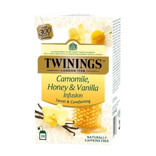 Чай Twinings трав'яний ромашка мед та ваніль у пакетиках, 20 пак. × 1,5 г