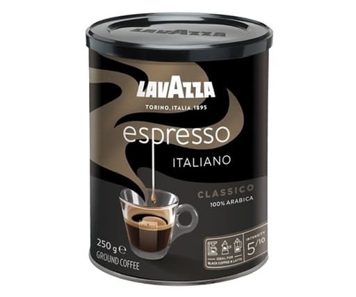 Мелена кава Lavazza Espresso Italiano Classico 250 г у залізній банці