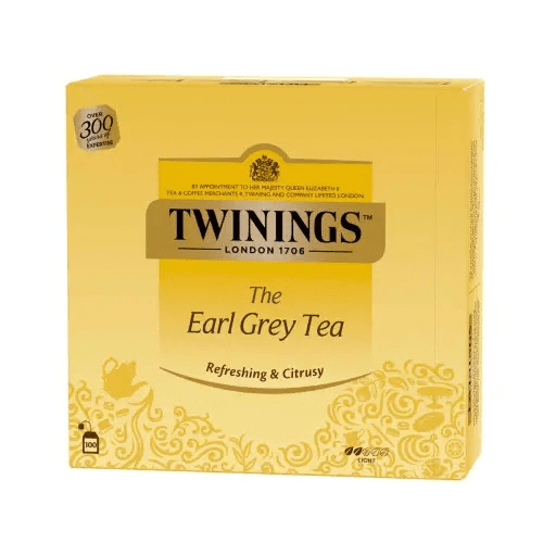 Чай Twinings чорний Ерл Грей у пакетиках, 100 пак. × 2 г