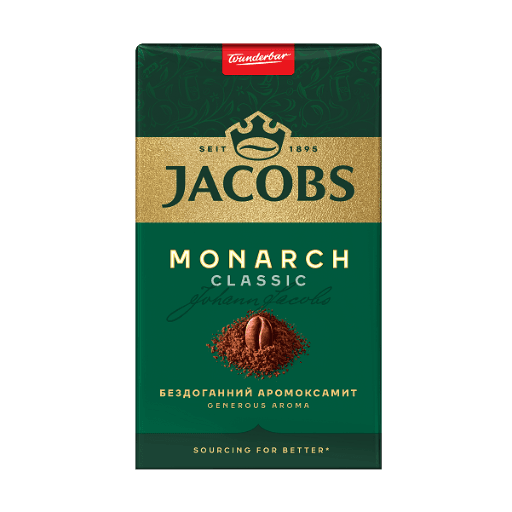 Мелена кава Jacobs Monarch 230 г