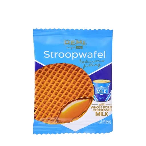 Вафля Stroopwafel D.E.M.I. з вареним згущеним молоком 33 г