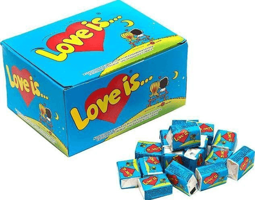 Жувальні гумки Love is «полуниця і банан»
