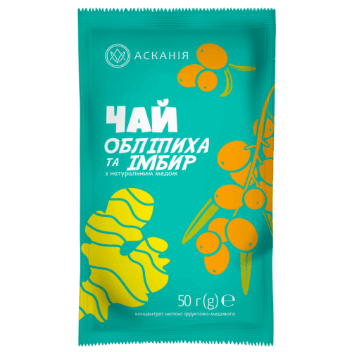 Чай-саше Асканія «Обліпиха та імбир»