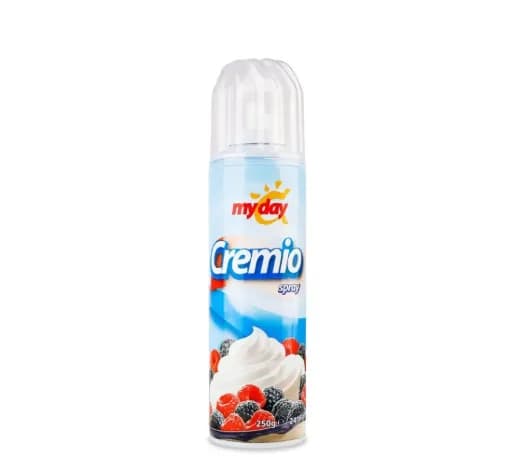 Аерозольні вершки Cremio на росл. основі і знежир. молока 250г 20% 12*