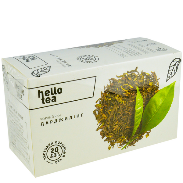 Чай черный Дарджилинг Hello Tea 20шт х 2г WIX_0000001727 фото