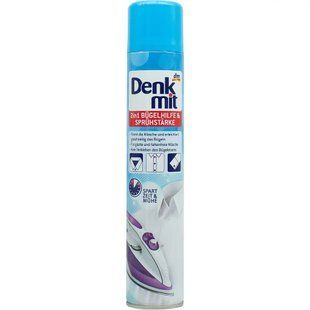 Спрей для накрохмалення і прасування речей Denkmit 2in1 B&uuml;gelhilfe & Spr&uuml;hst&auml;rke, 500 ml IN0000118884 фото