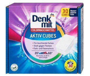 Таблетки для прання Denkmit Colorwaschmittel Cubes 30 шт WIX_0000001817 фото