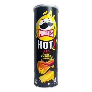 Чіпси Pringles Flame Extra Hot Cheese & Chilli Flavour HOT 160 г IN0000571111 фото