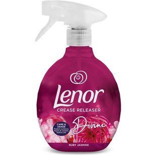Розгладжувач складок, рубіновий жасмін, аромат свіжості Lenor Crease Releaser Divine Ruby Jasmine, 500 мл WIX_0000001919 фото