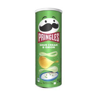 Чипси Pringles Sour Cream & Onion Сметана-цибуля 165 г WIX_0000001026 фото