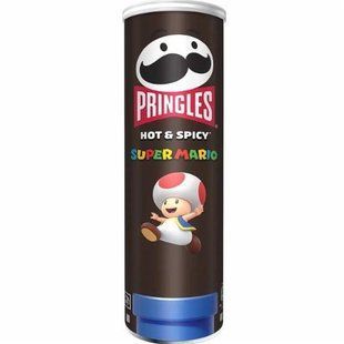 Pringles Чіпси Super Mario (Hot & Spicy) - 165g IN0000591111 фото