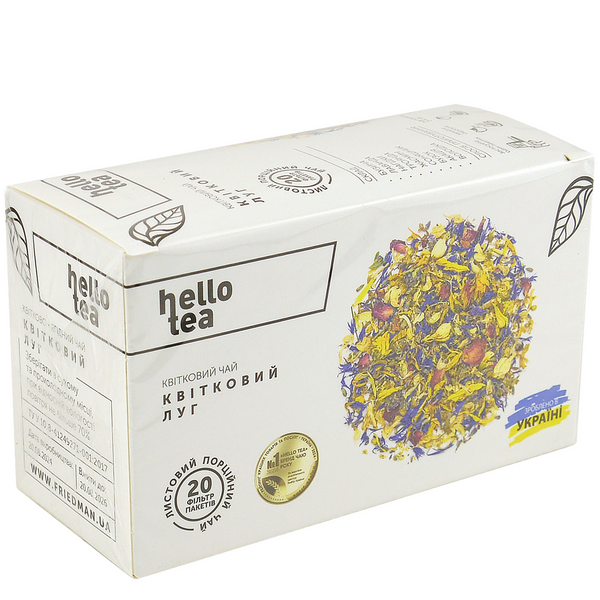 Чай цветочный Цветочный луг Hello Tea 20шт х 1,8г WIX_0000001921 фото