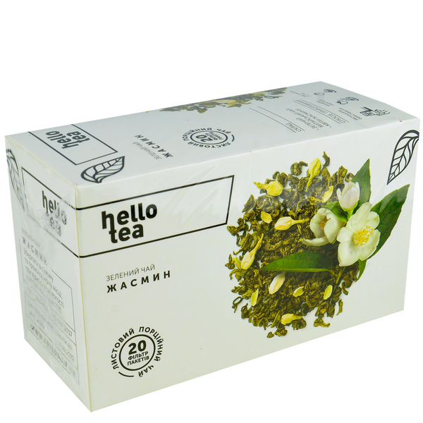 Чай зеленый Жасмин Hello Tea 20шт х 2,4г WIX_0000001715 фото