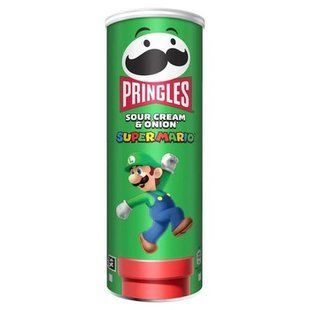Pringles Чіпси Super Mario (Sour Cream & Onion) - 165g IN0000601111 фото