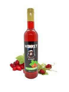 Сироп MONKEY Суниця 0,7л WIX_0000001300 фото
