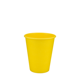 Стакан паперовий 175мл одношаровий Yellow Cup 50шт IN0000111162 фото