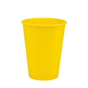 Стакан паперовий 400мл одношаровий Yellow Cup 50шт IN0000111164 фото